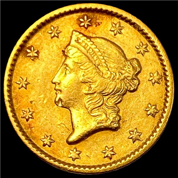 1851 Gold $1 Type 1 Liberty Head  CLOSELY UNCIRCULATED