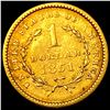 Image 2 : 1851 Gold $1 Type 1 Liberty Head  CLOSELY UNCIRCULATED