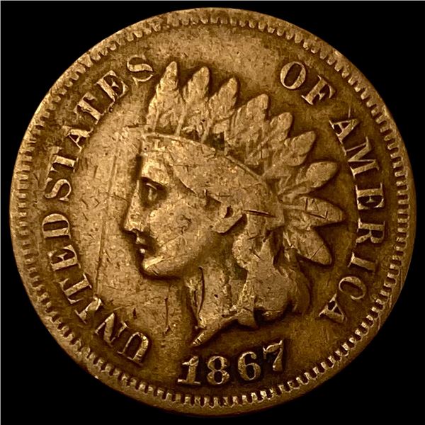 1867 Indian Head Cent  LIGHTLY CIRCULATED