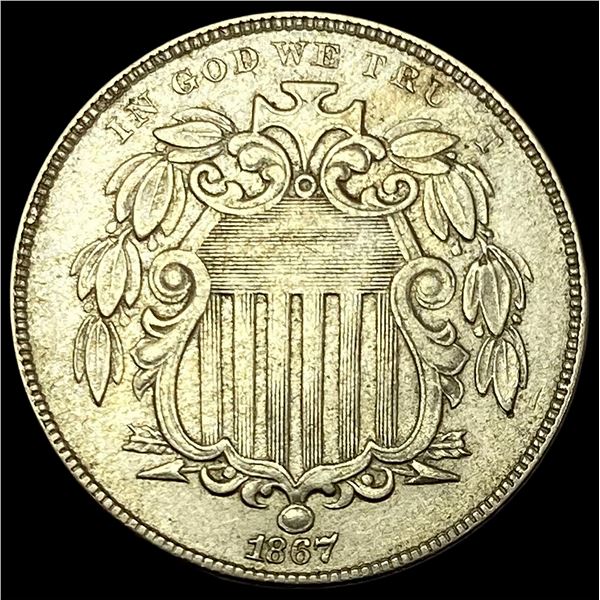 1867 Shield Nickel  CLOSELY UNCIRCULATED