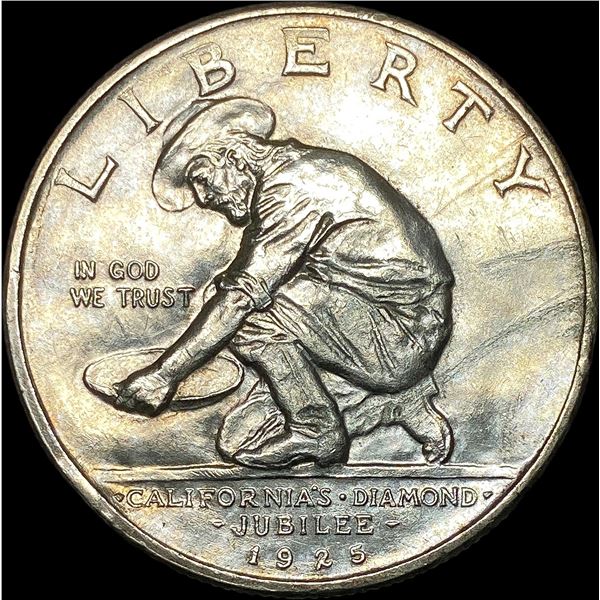 1925-S Silver California Diamond Jubilee Half Dollar UNCIRCULATED