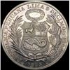Image 2 : 1895 Silver Un Sol Peru CLOSELY UNCIRCULATED