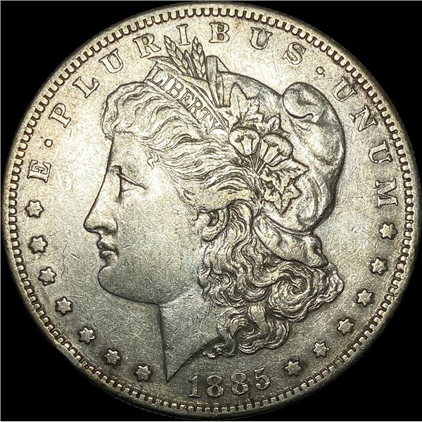 1885-S Silver Morgan Dollar NEARLY UNCIRCULATED