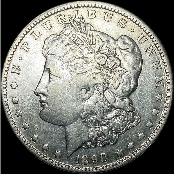 1890-O Silver Morgan Dollar NEARLY UNCIRCULATED