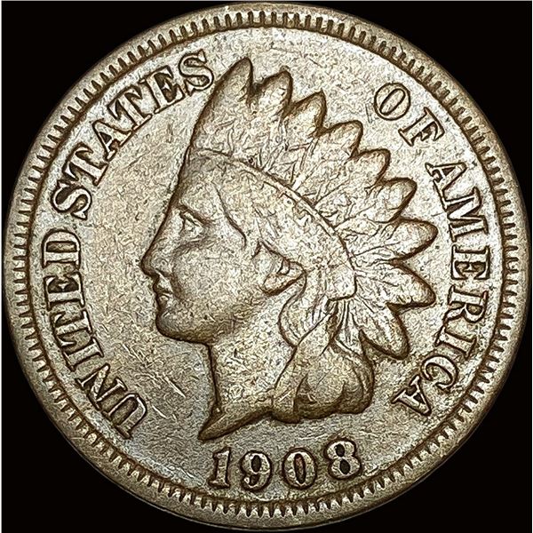 1908-S Indian Head Cent LIGHTLY CIRCULATED