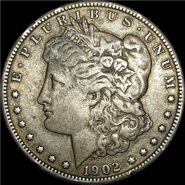 1902-S Silver Morgan Dollar ABOUT UNCIRCULATED