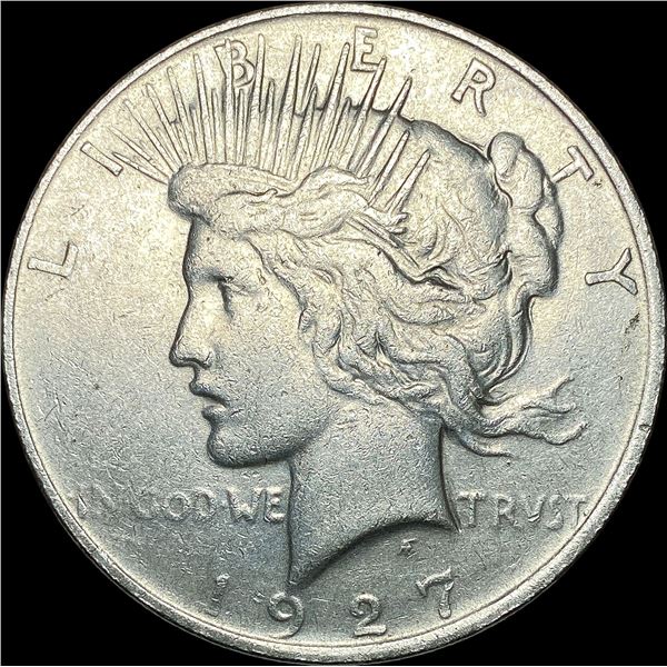 1927-D Peace Silver Dollar NEAR UNC