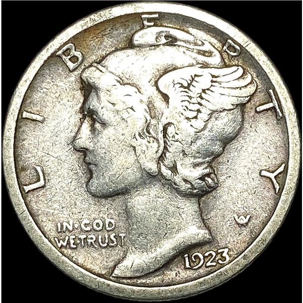 1923-S Silver Mercury Dime LIGHTLY CIRCULATED