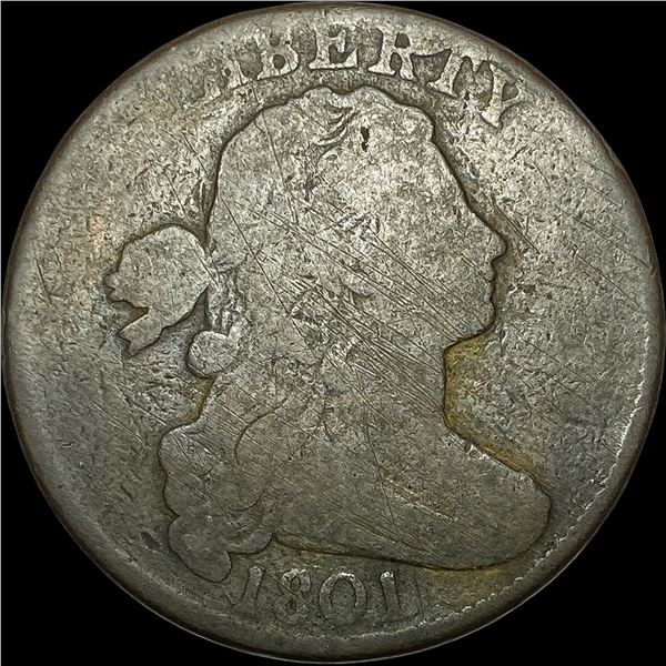 1801 Draped Bust Silver Dollar NICELY CIRCULATED