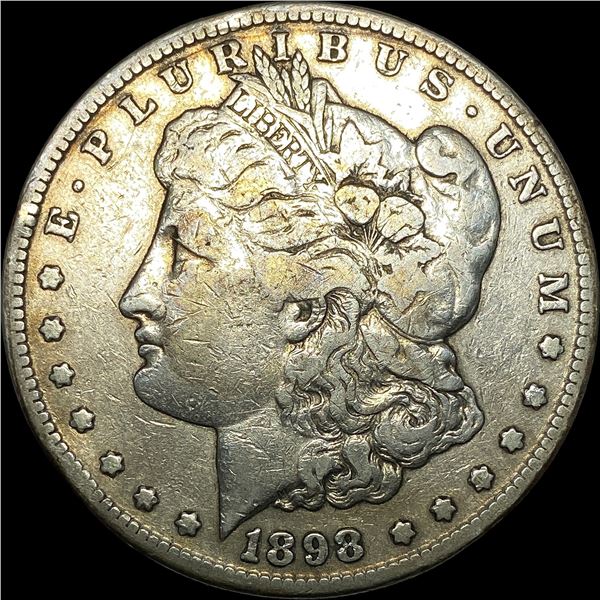 1898-S Silver Morgan Dollar LIGHTLY CIRCULATED