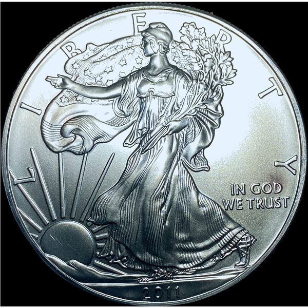 2011 1 oz Silver American Eagle $1 SUPERB GEM BU