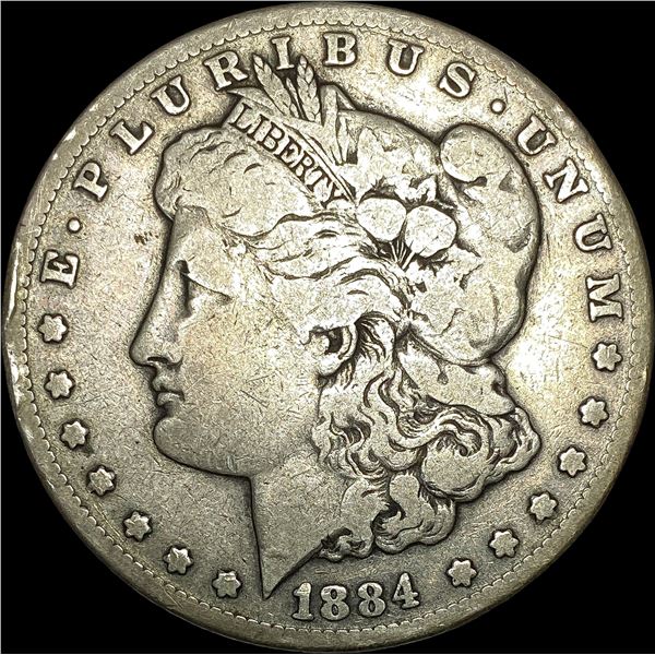 1884-CC Silver Morgan Dollar LIGHTLY CIRCULATED