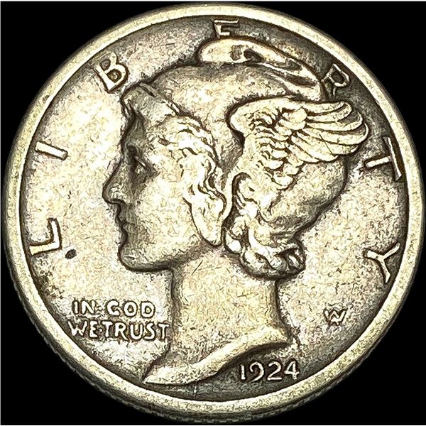 1924-S Mercury Dime NEAR UNC