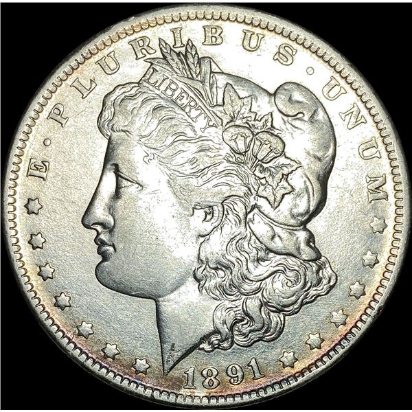 1891-O Silver Morgan Dollar NEARLY UNCIRCULATED