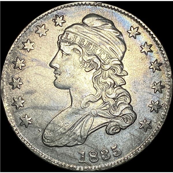 1835 Capped Bust Half Dollar CLOSELY UNCIRCULATED