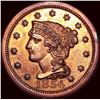 Image 1 : 1854 Braided Hair Large Cent CLOSELY UNCIRCULATED