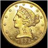 1892 $5 Liberty Head Half Eagle UNCIRCULATED