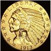 1913 Indian Head Half Eagle $5 Gold UNCIRCULATED