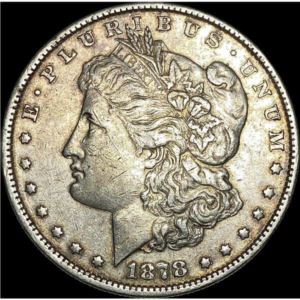 1878 Silver Morgan Dollar NEARLY UNCIRCULATED
