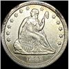 Image 1 : 1840 Seated Liberty Silver Quarter CLOSELY UNCIRCULATED