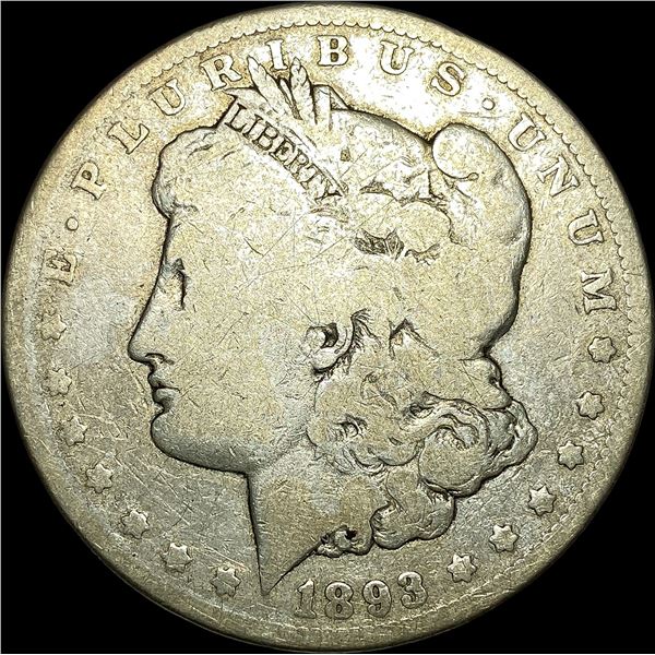 1893-CC Silver Morgan Dollar NICELY CIRCULATED