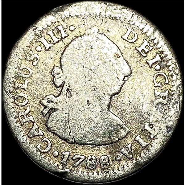 1788 Silver Spanish 1/2 Real NICELY CIRCULATED
