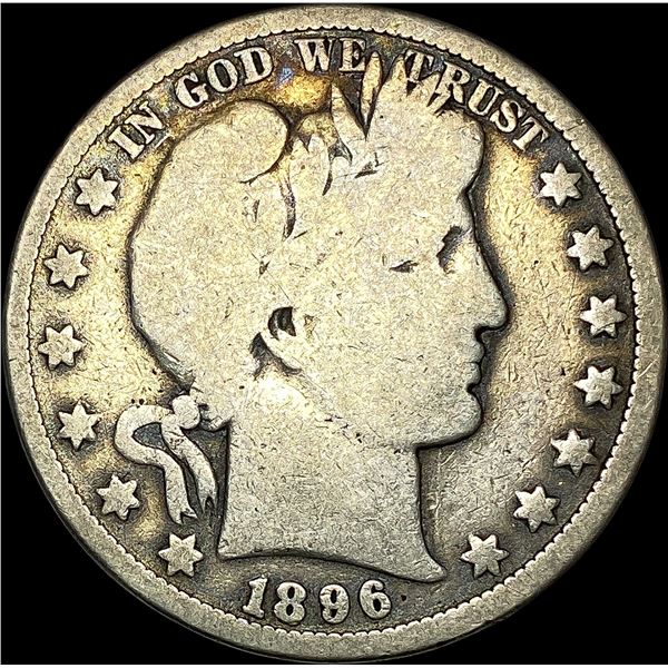 1896-O Silver Half Dollar NICELY CIRCULATED