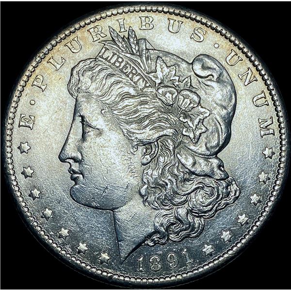 1891-S Silver Morgan Dollar CHOICE AU