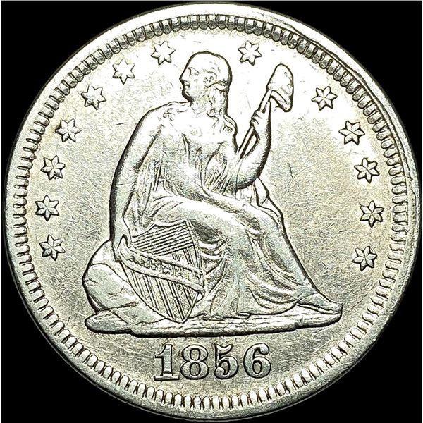 1856 Seated Liberty Silver Quarter CLOSELY UNCIRCULATED