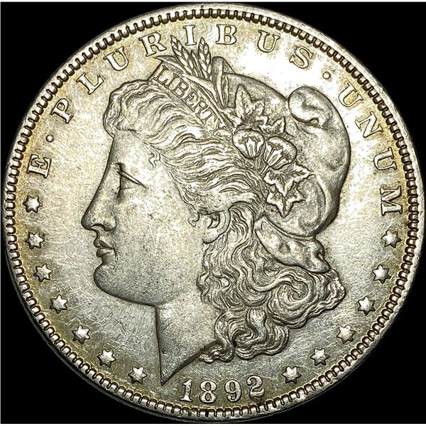 1892 Silver Morgan Dollar CLOSELY UNCIRCULATED