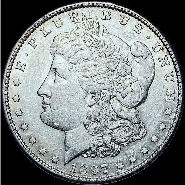 1897-S Silver Morgan Dollar CHOICE AU