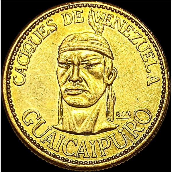 Venezuela 6 Gr Oro Caciques de Venezuela Guaicaipuro CLOSELY UNCIRCULATED