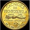 Image 2 : Venezuela 6 Gr Oro Caciques de Venezuela Guaicaipuro CLOSELY UNCIRCULATED