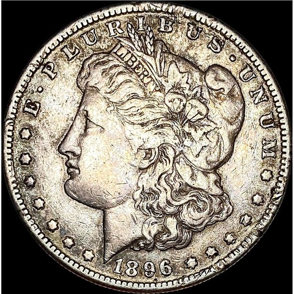 1896-S Silver Morgan Dollar ABOUT UNCIRCULATED