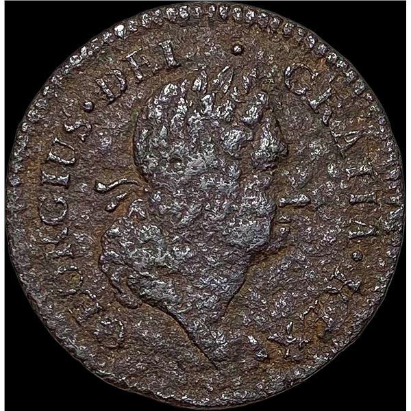 George II 1729 Halfpenny Great Britain HIGH GRADE