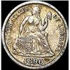 Image 1 : 1890 Seated Liberty Dime NEARLY UNCIRCULATED