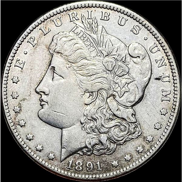 1891-CC Silver Morgan Dollar CLOSELY UNCIRCULATED