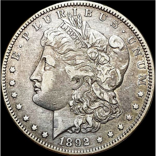 1892-O Silver Morgan Dollar NEARLY UNCIRCULATED