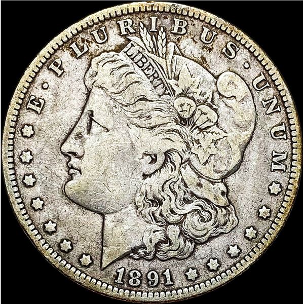 1891-O Silver Morgan Dollar LIGHTLY CIRCULATED