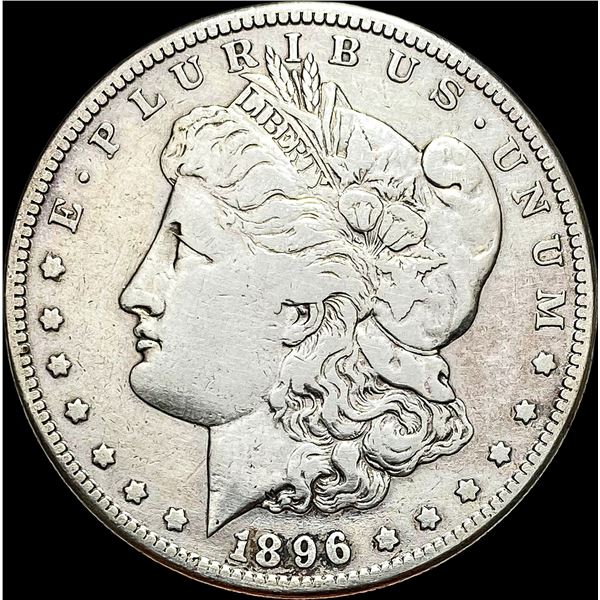 1896-S Silver Morgan Dollar LIGHTLY CIRCULATED