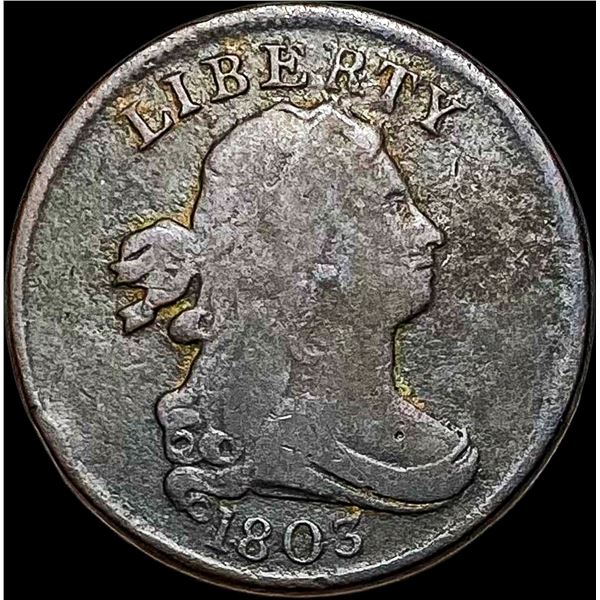 1803 Draped Bust Half Cent NICELY CIRCULATED