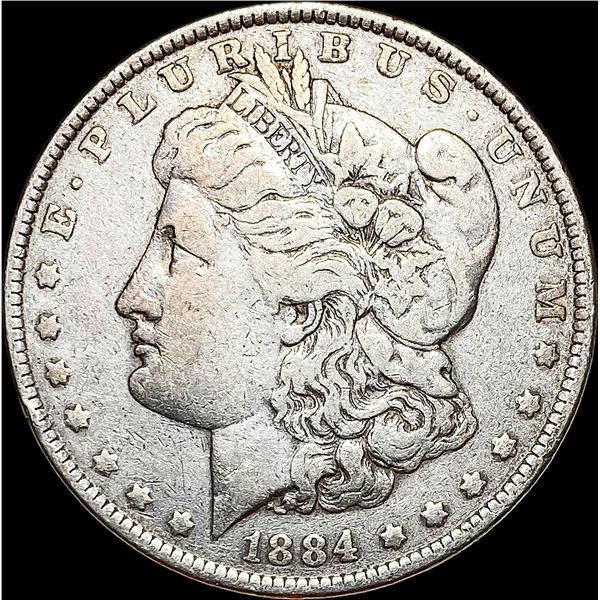 1884 Morgan Silver Dollar LIGHTLY CIRCULATED