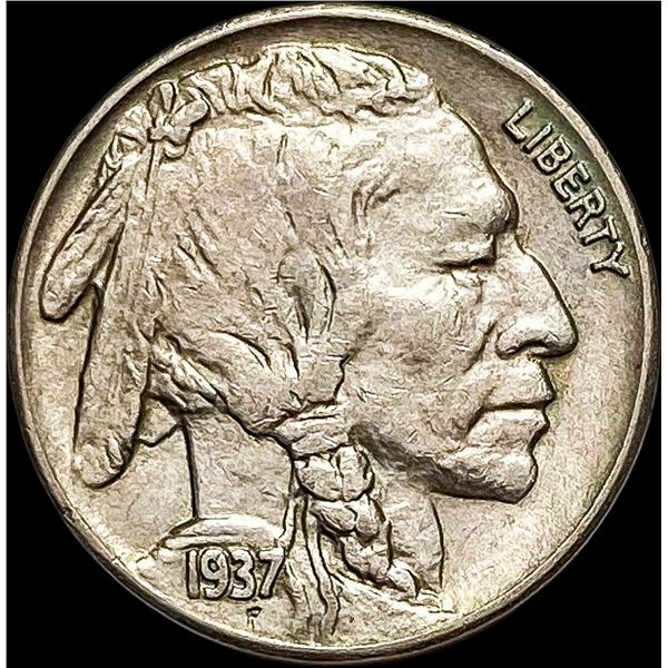 1937-S Buffalo Nickel CHOICE AU