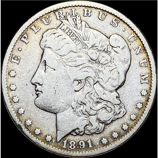 1891-CC Silver Morgan Dollar LIGHTLY CIRCULATED