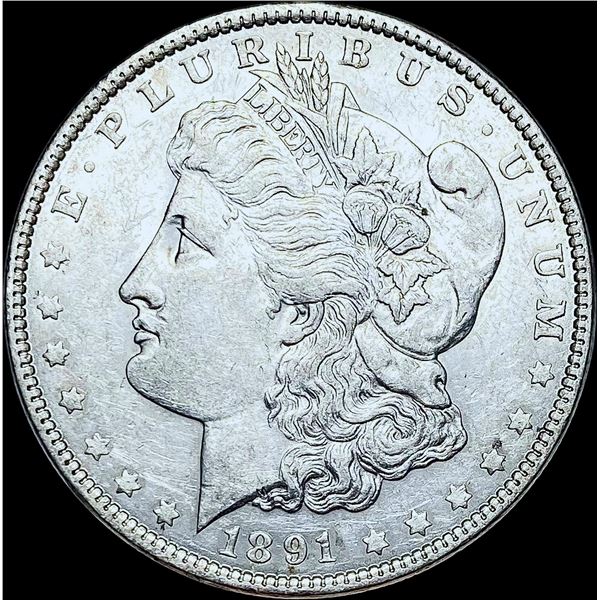 1891 Silver Morgan Dollar CHOICE AU