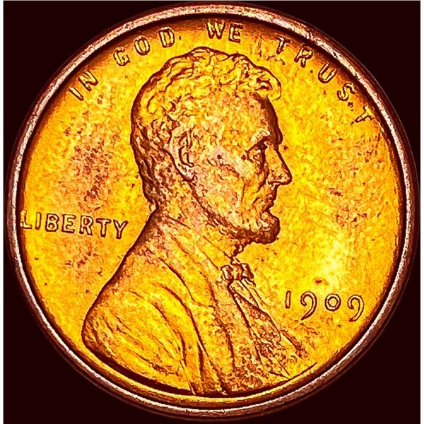 1909 V.D.B. Lincoln Wheat Cent CHOICE BU