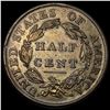 Image 2 : 1809 Copper Half Cent UNCIRCULATED