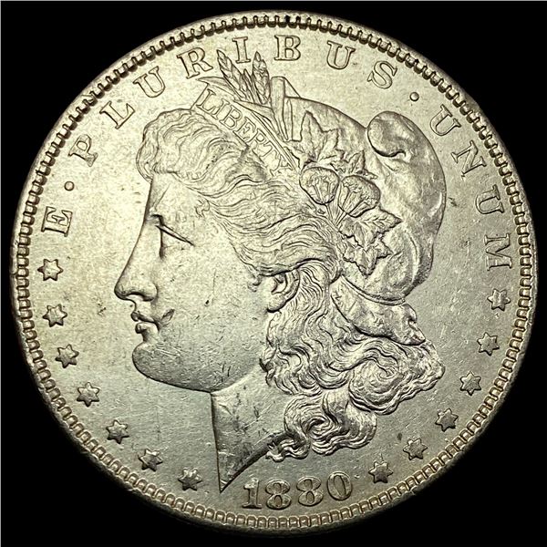 1880-S Silver Morgan Dollar CLOSELY UNCIRCULATED