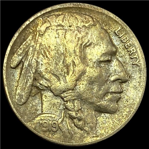 1919-D Buffalo Nickel NEARLY UNCIRCULATED