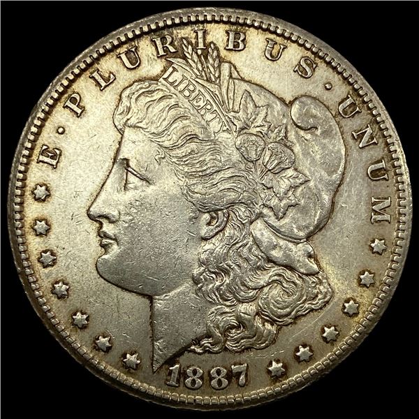 1887-S Silver Morgan Dollar CHOICE AU